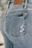 Robin High Waist Bootcut with Fray Hem Judy Blue Jeans
