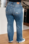 Rose High Rise 90's Straight Judy Blue Jeans - ONLINE EXCLUSIVE!