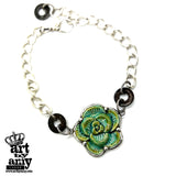 Charlize Rosey Posey Necklace by Art by Amy