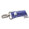 Royal and White Plaid LippyClip® Lip Balm Holder