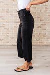 Ryan High Rise Button Fly Wide Leg Crop Judy Blue Jeans - ONLINE EXCLUSIVE!