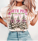 Gretchen North Pole Christmas Tree Farm Graphic T-Shirt