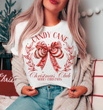 Regina Candy Cane Christmas Club Graphic T-Shirt