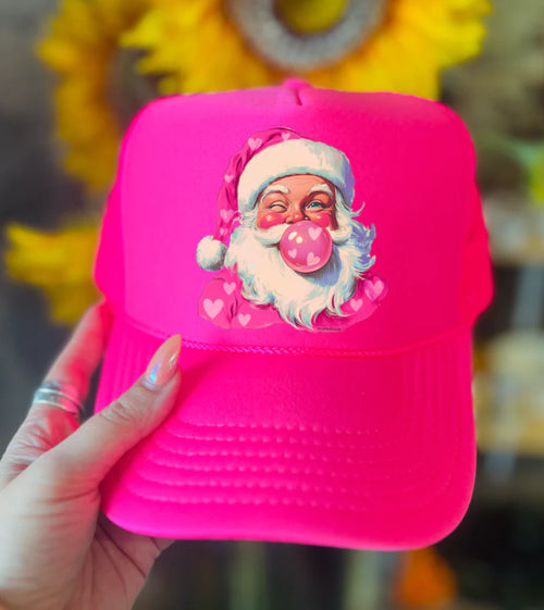 Nik Bubblegum Santa Trucker Hat - Multiple Color Options!