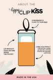 Baseballs LippyClip KISS for larger lip balms, essential oil rollers, etc.