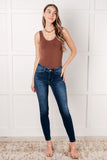 Skylar Mid Rise Thermal Vintage Skinny Judy Blue Jeans