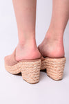 Solstice Espadrille Wedge in Blush by Corky's - ONLINE EXCLUSIVE!