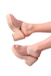 Solstice Espadrille Wedge in Blush by Corky's - ONLINE EXCLUSIVE!