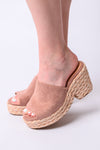 Solstice Espadrille Wedge in Blush by Corky's - ONLINE EXCLUSIVE!