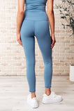 Somewhere to Start Leggings in Dusty Blue - ONLINE EXCLUSIVE!