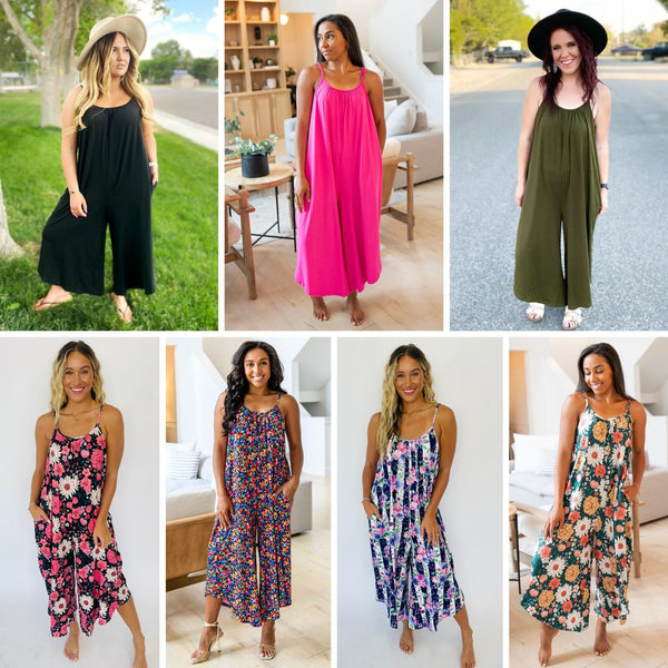 PREORDER: Relaxed Fit Jumpsuit in Assorted Prints - ONLINE EXCLUSIVE!