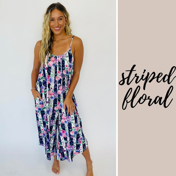 PREORDER: Relaxed Fit Jumpsuit in Assorted Prints - ONLINE EXCLUSIVE!