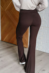 Stamina Stride Flare Leggings in Espresso - ONLINE EXCLUSIVE!