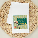 Bartender Was Cute, Would Drink Here Again Dish Towel