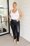 Tanya Control Top Faux Leather Judy Blue Jeans Pants in Black - ONLINE EXCLUSIVE!