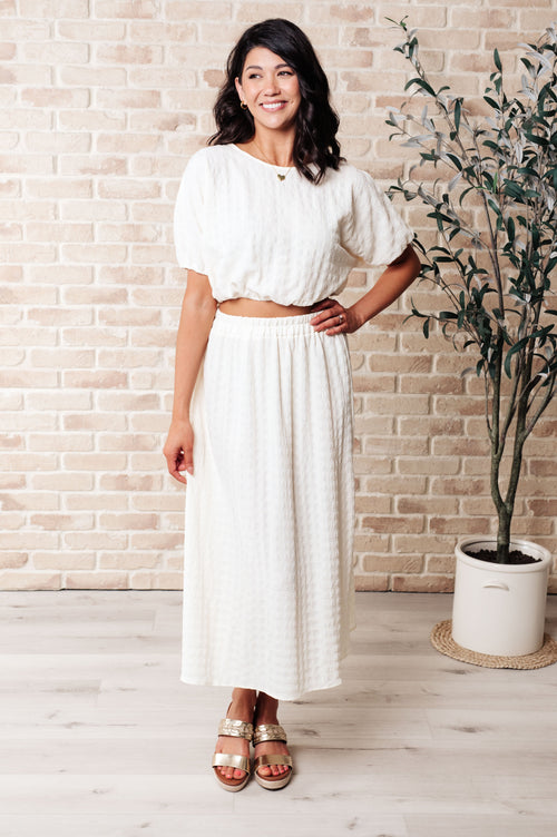 The Finer Things In Life Top and Skirt Set - ONLINE EXCLUSIVE!