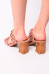 Tropic Like it's Hot Heels in Blush Suede by Corky's - ONLINE EXCLUSIVE!