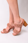 Tropic Like it's Hot Heels in Blush Suede by Corky's - ONLINE EXCLUSIVE!