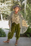 Eleanor Chartruse Velvet Pants by Jaded Gypsy