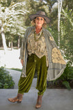 Pantalones de terciopelo Eleanor Chartruse de Jaded Gypsy