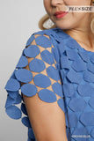 Larsyn Polka Dot Textured Mini Dress by Umgee