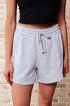 We're Only Getting Better Drawstring Shorts in Grey - ONLINE EXCLUSIVE!