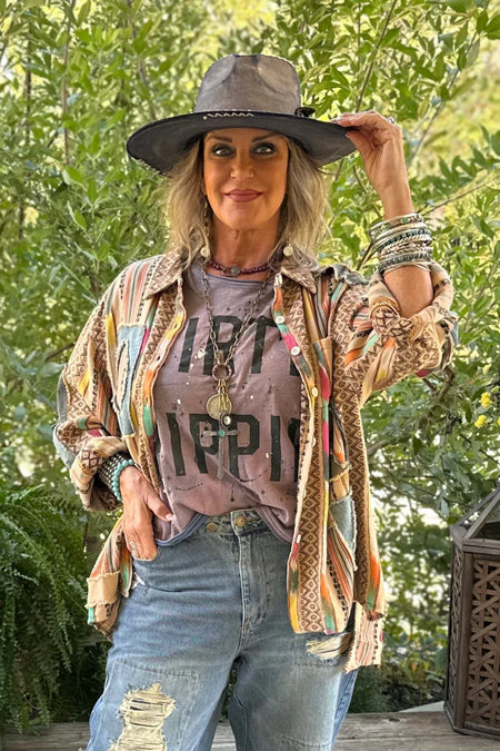 Kerry Strawberry Fields Top / Jacket by Jaded Gypsy