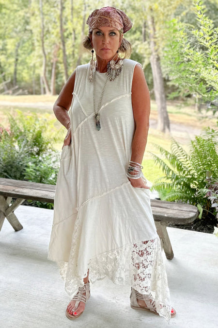 Culture Code Enchanting Elegance Peasant Neckline Tiered Dress - ONLINE EXCLUSIVE!