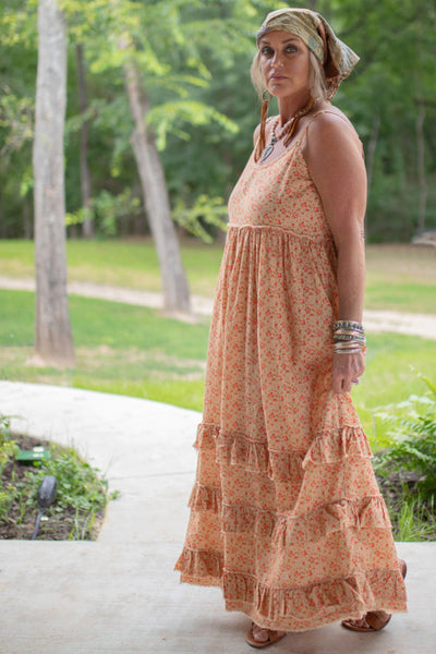 Carrie Harvest Delight Dress Tan by Jaded Gypsy