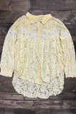 Kimberly Floral Medley Lace Top by Jaded Gypsy