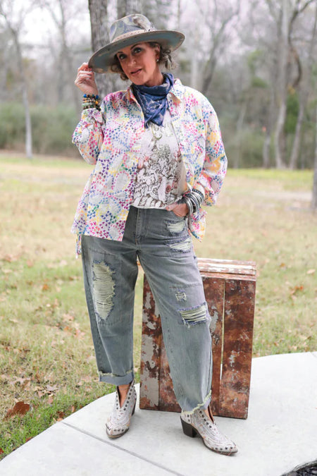 Evangeline Floral Meadows Traveler Pants by Jaded Gypsy