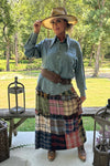 Posy Plaid to Meet You Skirt by Jaded Gypsy