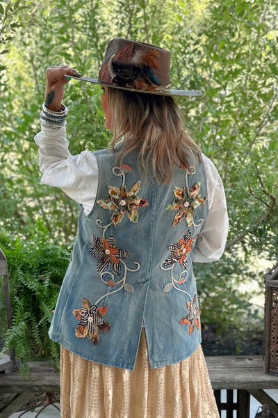 Pansi Whispering Meadows Harvest Winds Vest by Jaded Gypsy