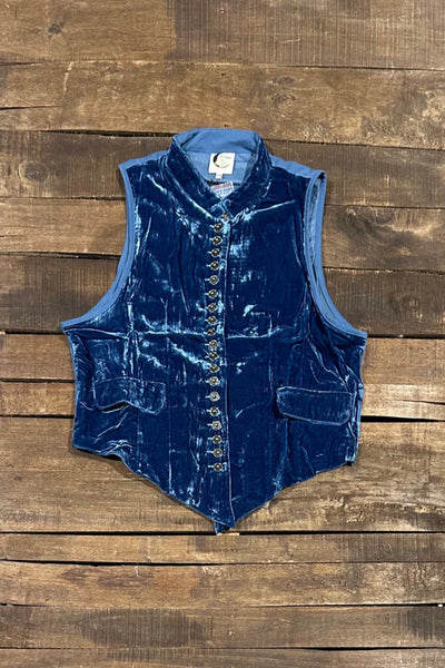 Resa Mesmerized Velvet Vest Top by Jaded Gypsy