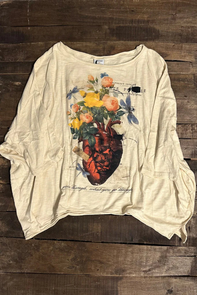 Mamie Be Free Floral Growth Top by Jaded Gypsy