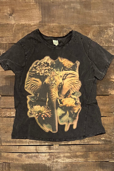 Etta King of the Jungle Elephant Top by Jaded Gypsy