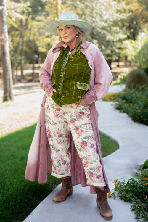 Pantalones Karis Vintage Rose Traveler de Jaded Gypsy
