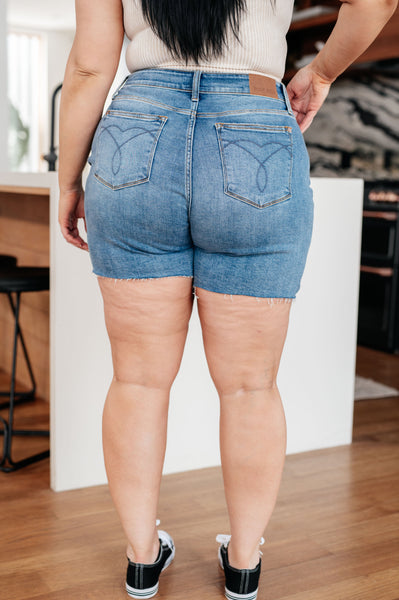 Willa High Rise Cutoff Judy Blue Jeans Shorts - ONLINE EXCLUSIVE!
