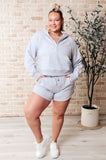 We're Only Getting Better Drawstring Shorts in Grey - ONLINE EXCLUSIVE!