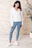 Somewhere to Start Leggings in Dusty Blue - ONLINE EXCLUSIVE!