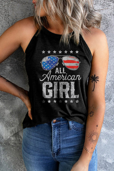 Mona ALL AMERICAN GIRL Graphic Tank - ONLINE EXCLUSIVE!