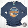 Autumn Leaves and Pumpkins Please Vintage Navy Long Sleeve Tee - ONLINE EXCLUSIVE!