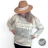 Autumn Words Cozy Sand Crew neck Sweatshirt - ONLINE EXCLUSIVE!