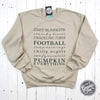 Autumn Words Cozy Sand Crew neck Sweatshirt - ONLINE EXCLUSIVE!