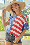 Quinn American Flag Theme Short Sleeve T-Shirt - ONLINE EXCLUSIVE!
