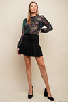 Berri Sequin Mesh Lined Top