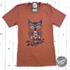 Boho Owl Heather Autumn Short Sleeve Tee