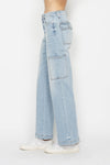 Paislee High Waist Straight Cargo Judy Blue Jeans - ONLINE EXCLUSIVE!