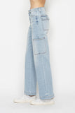 Paislee High Waist Straight Cargo Judy Blue Jeans - ONLINE EXCLUSIVE!