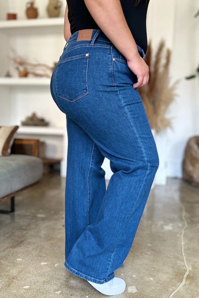 Angel Hi-Rise Straight Judy Blue Jeans - ONLINE EXCLUSIVE!